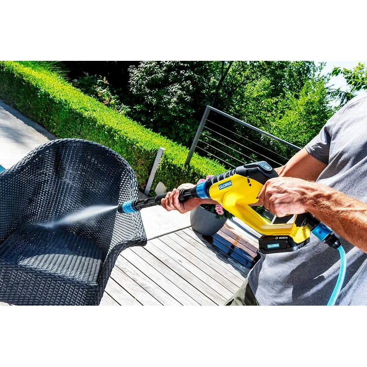 GLORIA MultiJet 18V Solo Multifunktionales Sprühsystem Hochdruckreiniger 5 m Ansaugschlauch 25 bar – Bild 6