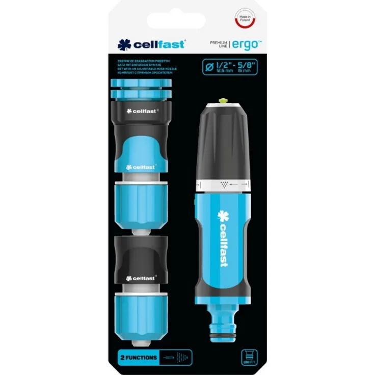 Cellfast Satz ERGO mit einfacher Spritze 1/2 - 5/8