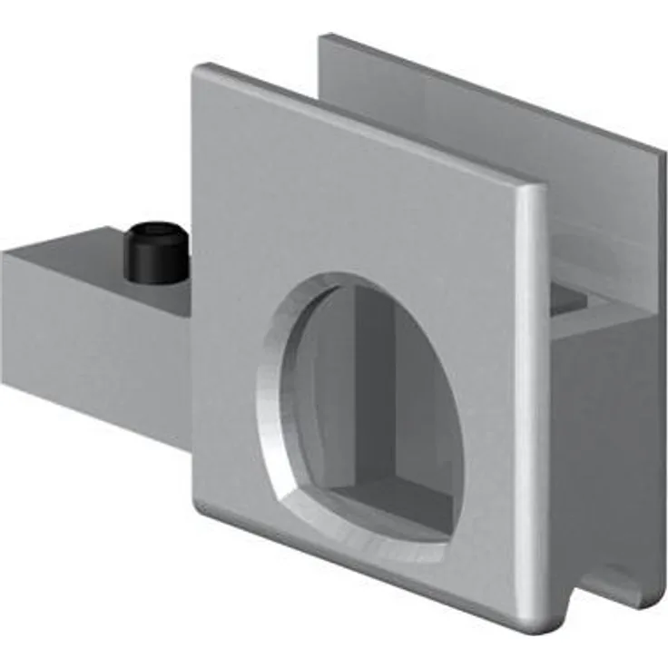 SUPRA Adapter Dreh-Druckzylinderschloss SECURA links-rechts, Glasstärke bis 8