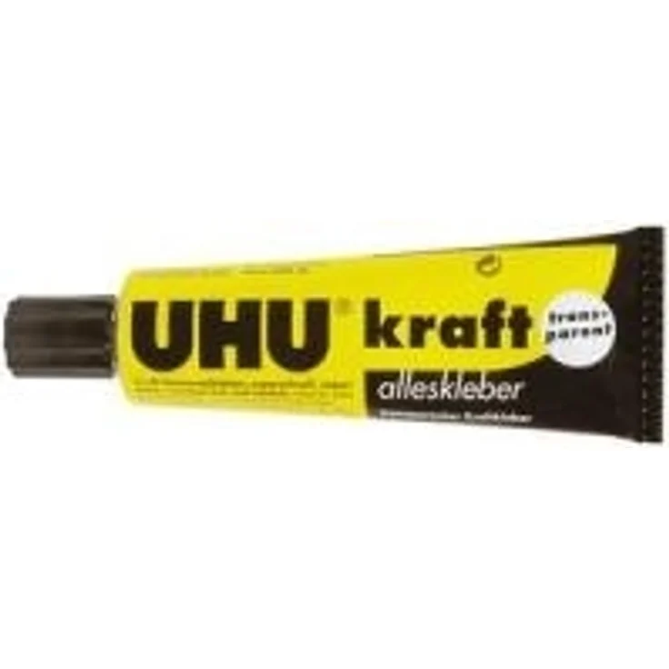 UHU Alleskleber Kraft Tube, Zuverlässiger Alleskleber mit außergewöhnlich starker Klebekraft, transparent, 125 g - Preisvergleich – Bild 1