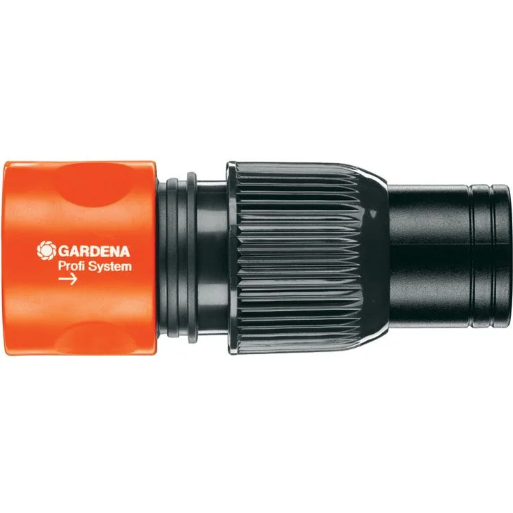 GARDENA Profi-System-Schlauchstück: Schlauchanfang mit Schnellkupplung, Klemmmutter für hohe Haltkraft, geeignet für 19 mm (3-4 Zoll)-Schläuche (2817-20) Bewässerungszubehör
