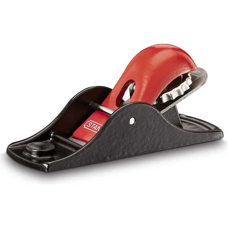 Stanley Einhandhobel Nr. 102 (Sohle & Seite geschliffen, von Hand einstellbar, Arretierung durch Rändelschraube) 1-12-102