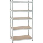 Steckregal Werkstattregal Kellerregal Schwerlastregal Metallregal Lagerregal Verzinkt - 200x100x50cm | 875kg