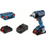 Bosch Professional Akku-Drehschlagschrauber GDS 18V-300, 2 Akku 18V 4.0Ah, Schnellladegerät 18V-40 - 06019D8202