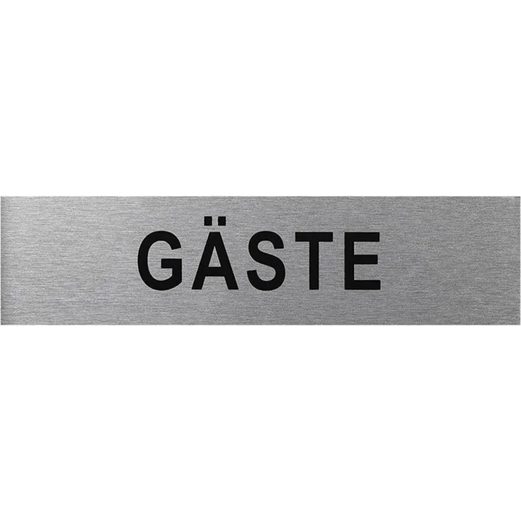 Türschilder in verschieden Größen + Bilder + Sprüche Türschild selbstklebend Firmenschild Gäste 160x40mm BWE