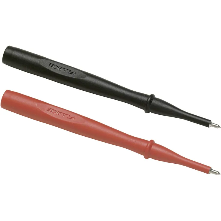 Fluke TP38 Sicherheits-Prüfspitzen-Set Buchse 4mm CAT IV 600 V, CAT III 1000V Rot, Schwarz