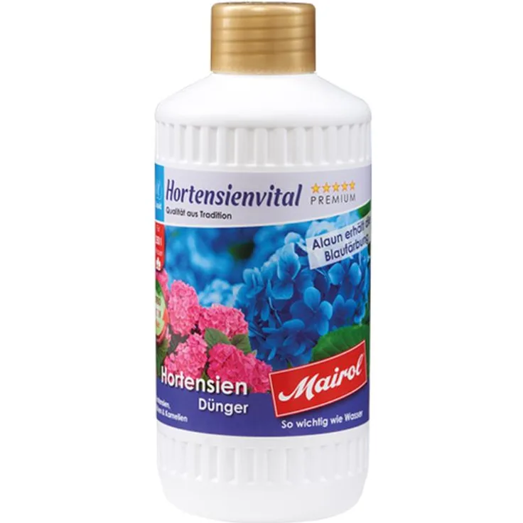 Ballistol Hortensien-Dünger Liquid 500 ml, Hortensienvital Düngemittel
