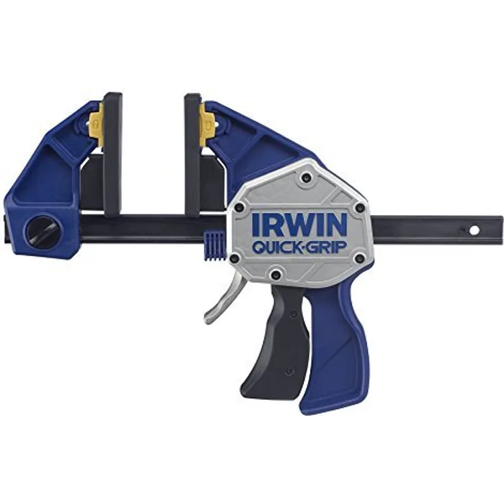 Irwin 10505942 XP Einhand-Zwinge 150 mm, extrem Haltekraft 250 kg, Spreizfunktion