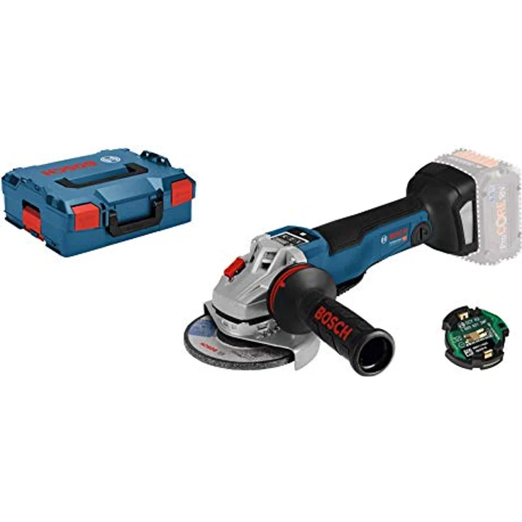 Bosch Professional 18V System Akku Winkelschleifer GWS 18V-10 PSC Leerlaufdrehzahl: 4.500 - 9.000 min-1, Scheiben-Ã˜: 125 mm, ohne Akkus und Ladegerät, in L-Boxx 125 mm Akku – Bild 1