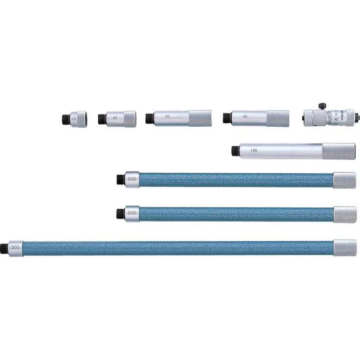 Mitutoyo 137-204 Analoge Innenmessschraube-Satz, 50-1000 mm