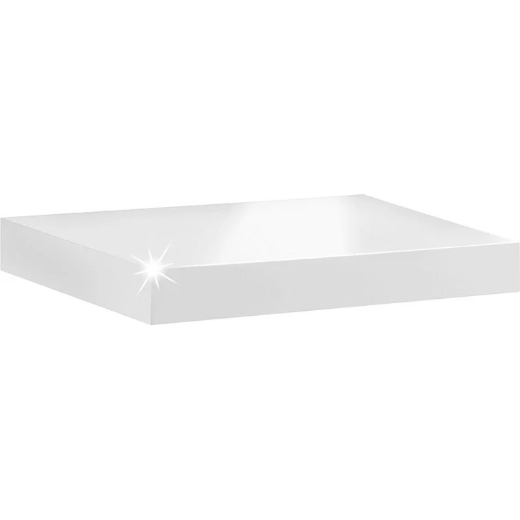 BIG BOY Wandregal 445x250x50 mm weiß hochglanz