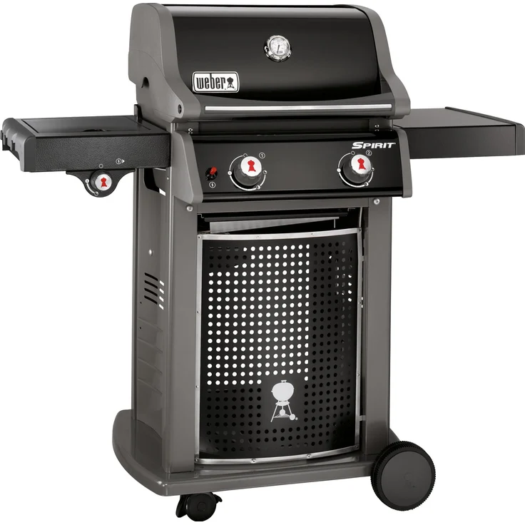 Weber Spirit E-220 Classic, Black Gasgrill, 2 Brenner, 6-8 Personen, Maße 159 x 129 x 80 cm – Bild 1