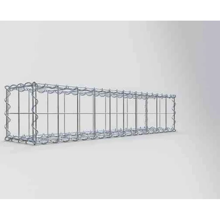 Gabiona Gabione 100 cm x 20 cm x 20 cm (L x H x T), Maschenweite 10 cm x 10 cm, Spirale