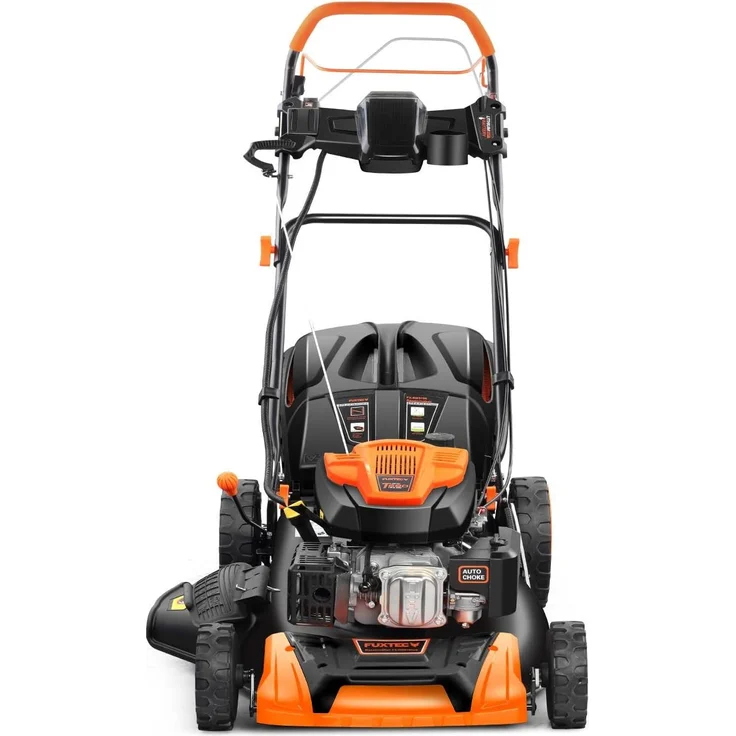 FUXTEC 4in1 Benzin Rasenmäher FX-RM5196eS - 51 cm Schnittbreite, Elektostarter, Radantrieb, Mulchfunktion, 7-stufige Schnitthöhenverstellung, 60L Fangkorb – Bild 5