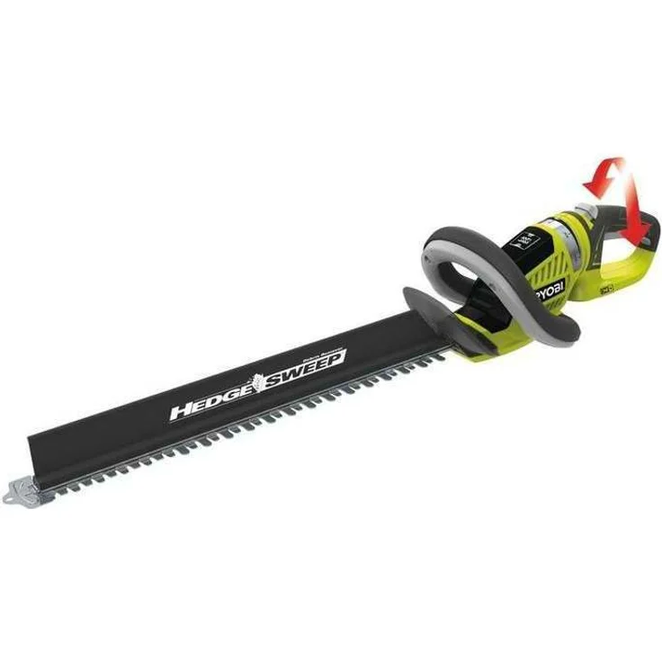 Ryobi Akku-Heckenschere 18V OHT1855R, Heckenschneider mit ergonomischem Design, geringes Gewicht, drehbarer Handgriff, diamantgeschliffene gegenläufige Messer und Grip Zone, Art.-Nr. 5133002161 – Bild 2