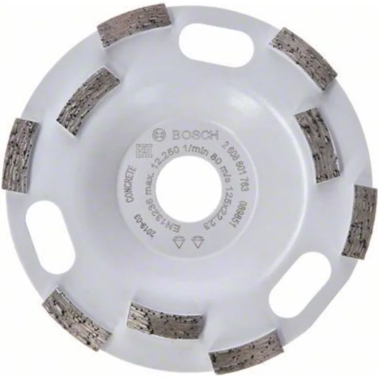 Bosch Professional 2608601763 Diamantschleifscheibe Expert für Winkelschleifer (für Beton, Schleifscheiben-ø: 125, Bohrungs-ø: 22,23 mm, Zubehör für Betonschleifer)