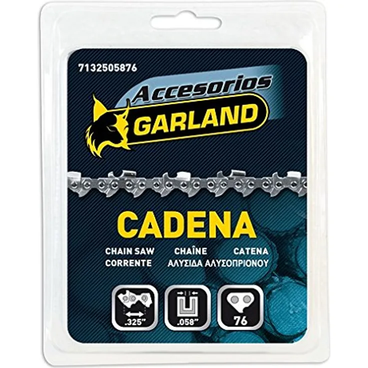 Garland 7132505876-chaîne 0.325 Zoll ''-0,058-76 Glieder für Sägen zu Kette