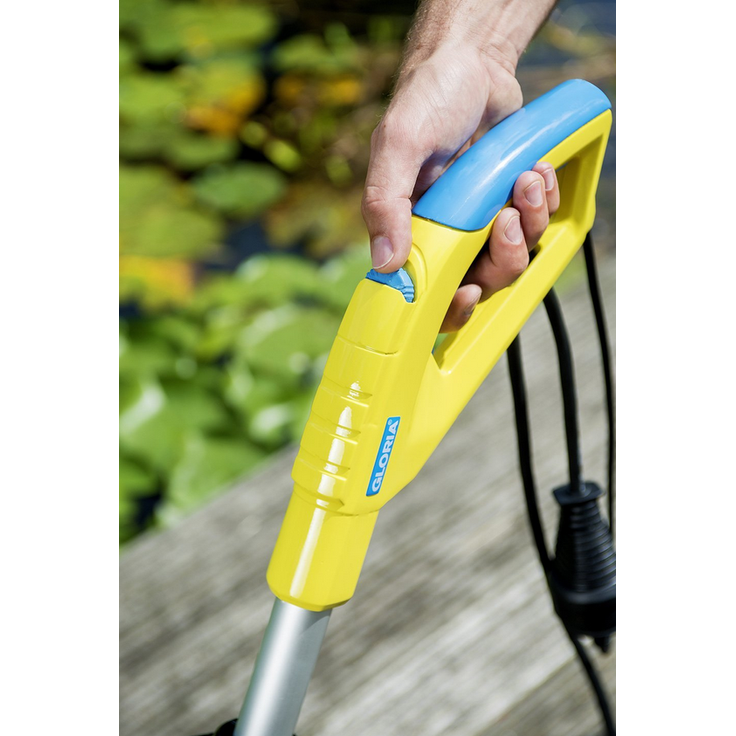 Gloria MultiBrush speedcontrol ? Elektrisch | Multifunktionale Oberflächenbürste | Set mit 2 Aufsätzen | Nutzbar als Stein-, Holz-, und Fugenreiniger, sowie Rasenkantenschneider | Unkrautentfernung – Bild 6