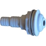 SPIRATO Einströmdüse mit Tülle Einlaufdüse, weiß