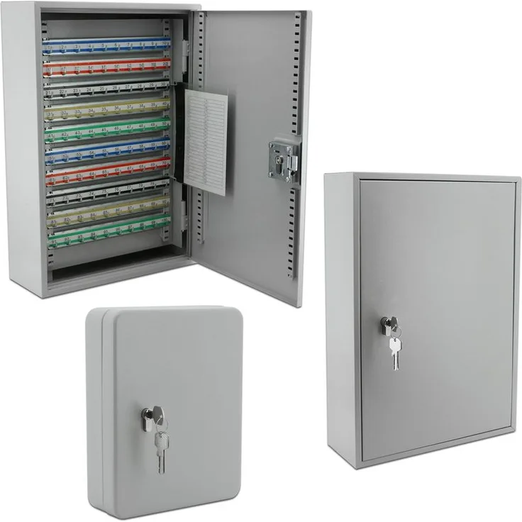 BASI - Schlüsselschrank - SS 100 PZ - Grau - 100 Haken