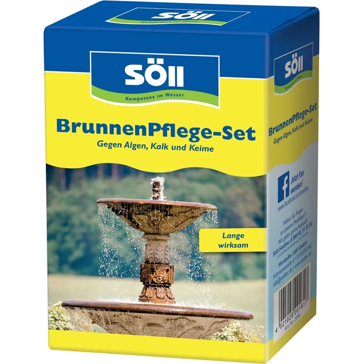 Söll Brunnen Pflege-Set Desinfektion & SpringbrunnenKlar je 250 ml