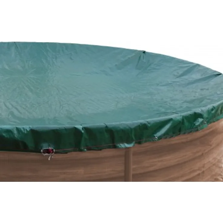 Grasekamp Abdeckplane für Pool rund 350-360cm Planenmaß 420cm Sommer Winter Poolplane