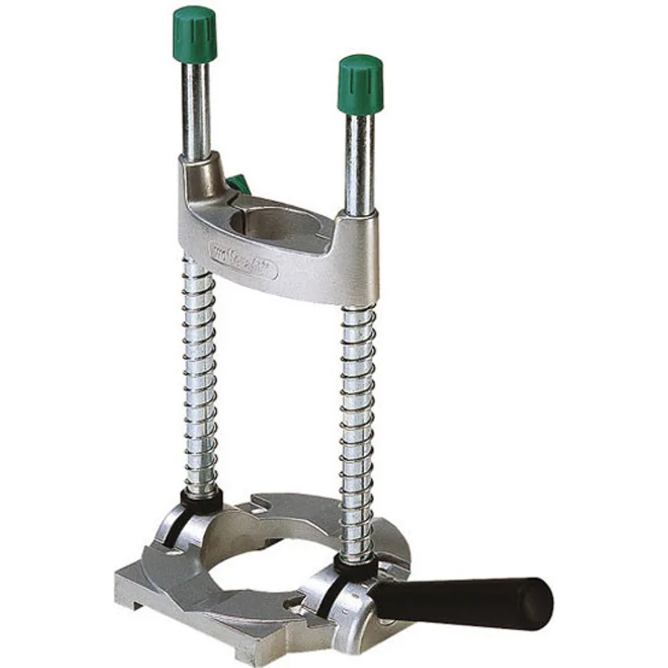 wolfcraft tecmobil Mobiler Bohrständer schwenkbar + Adapter f. Staubsauger
