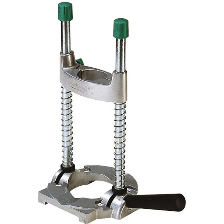 wolfcraft tecmobil Mobiler Bohrständer schwenkbar + Adapter f. Staubsauger – Bild 1