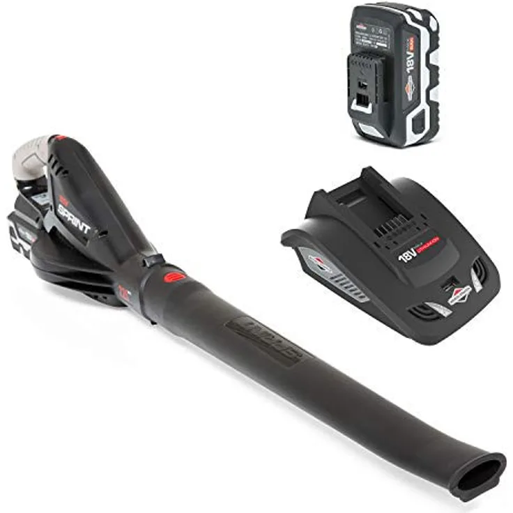 Sprint 18V Lithium Ionen Laubbläser Set. 18LBK 225 km h Blasgeschwindigkeit inklusive 5Ah Batterie u