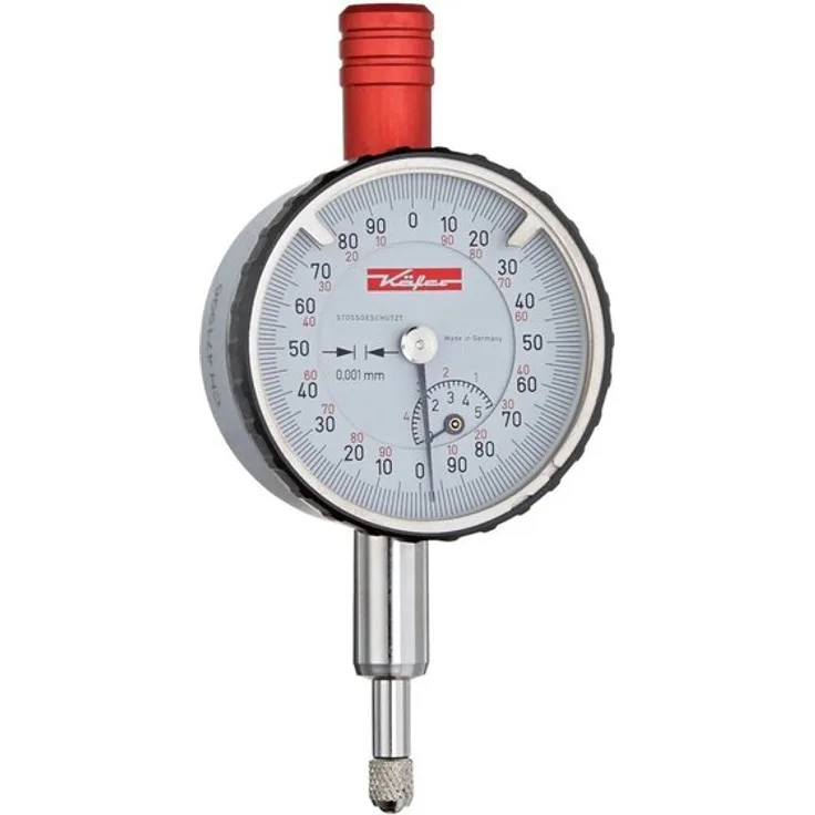 Käfer Feinmessuhr 0,001mm - 1mm - 58mm - Stoßschutz - IS O 463 - Werksnorm 10053 (10053)