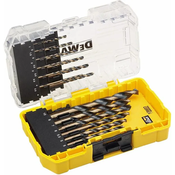 DeWALT DT70728-QZ Metallbohrer-Set 19-tlg. HSS-G, schwarz-gelb