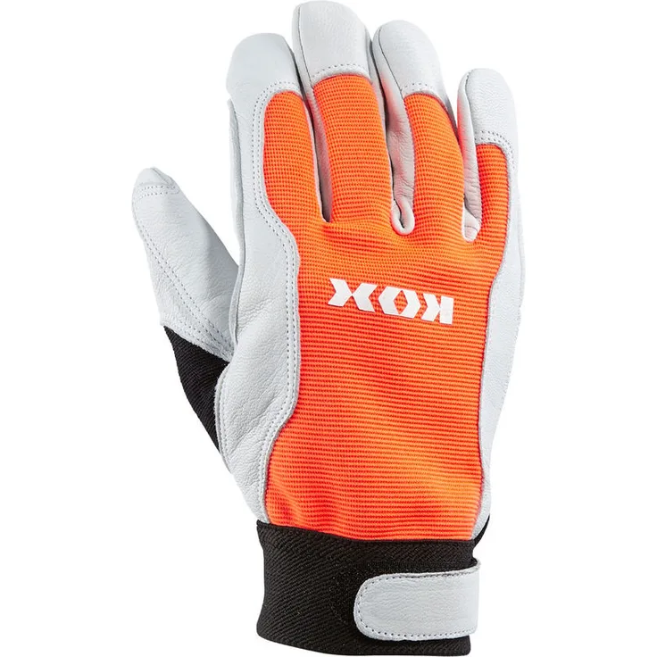 KOX Forest Grip Forsthandschuh, Orange, Größe 12