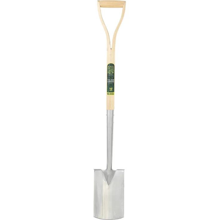 Spear & Jackson 1161KEW Kew Gardens Edelstahl Pflanzschaufel mit gebogenem Tritt