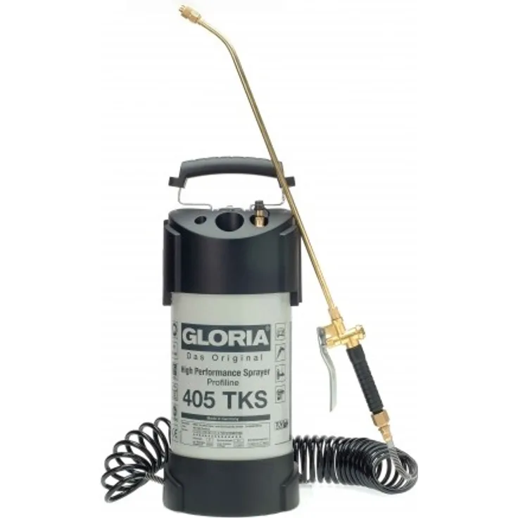 GLORIA Hochleistungssprühgerät 405TKS, 5L, 6 bar, Stahl Ölfest 405TKS