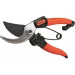 Garten Primus Gartenschere, Rosenschere, Rebschere, Damenschere, schwarz-orange, 17,7 x 4,8 x 1,6 cm, 01020 mittelgroß