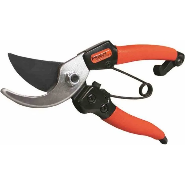 Garten Primus Gartenschere, Rosenschere, Rebschere, Damenschere, schwarz-orange, 17,7 x 4,8 x 1,6 cm, 01020 mittelgroß