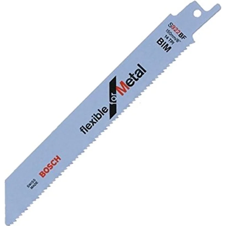 Bosch Professional Zubehör Reciprosägeblätter Metall S922BF 5 Stück, 2608656014 – Bild 1