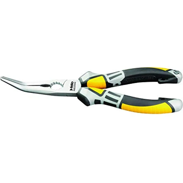 Felo 0715763785 45° Chain Nose Radio Pliers Curved, 8'', (1per Pack)