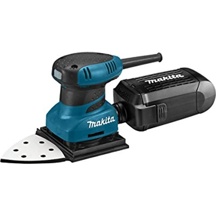 MAKITA BO4565K SCHWINGSCHLEIFER 200 W, Schwarz, Blau – Bild 1