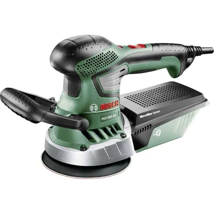 Bosch Exzenterschleifer PEX 400 AE (370 Watt, im Koffer)