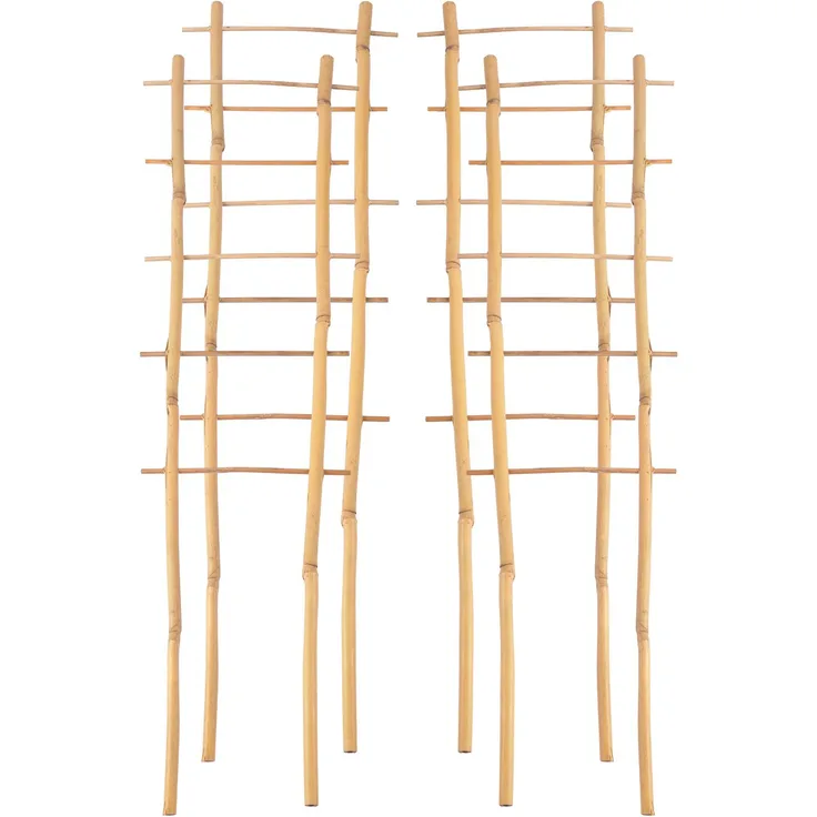Grüner Jan 4x Bambusspalier 60cm Rankhilfe Blumenstütze Rankgitter Kletterhilfe Spalier 4250407322762