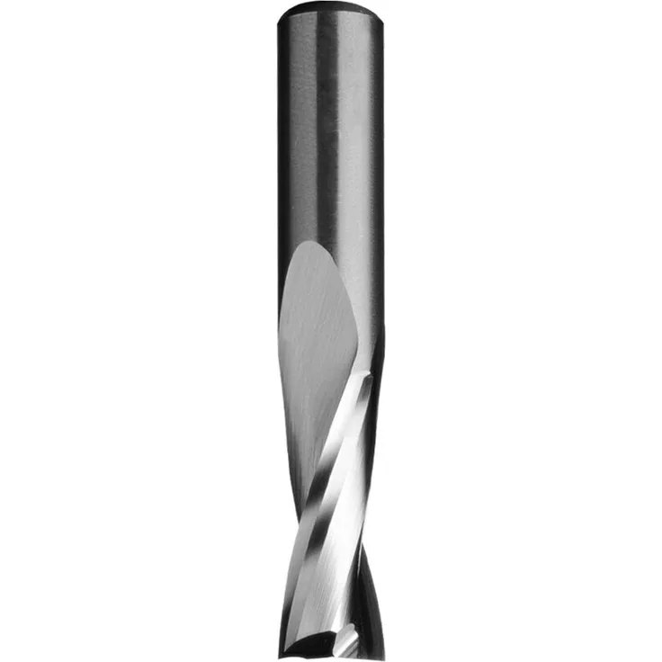ENT 10032 Spiralnutfräser Premium HSS-Ausführung VHW (VHM), Schaft (C) 8 mm, Durchmesser (A) 10 mm, B 35 mm, GL 80 mm