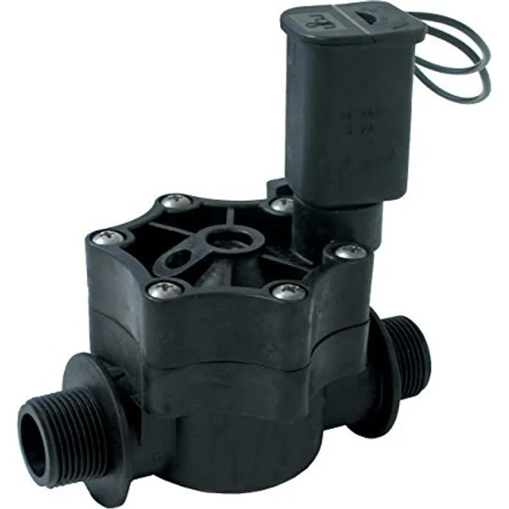 Aqua Control c12033 Elektroventile männlich 3-4, Schwarz Bewässerungszubehör