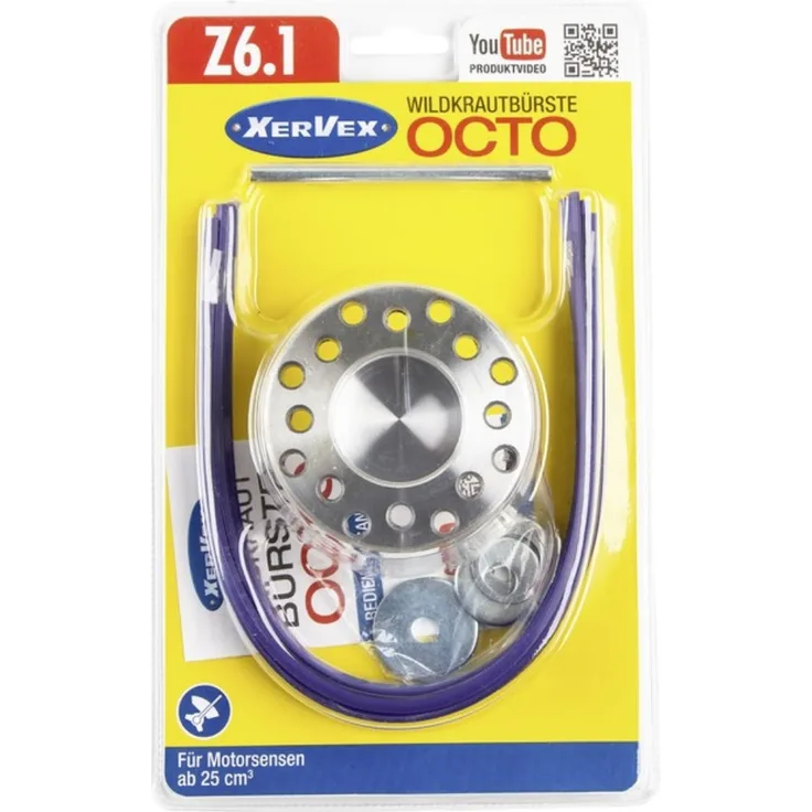 XerVex Wildkrautbürste Octo
