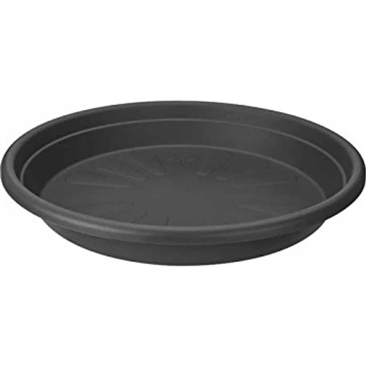 Elho universal rund Untersetzer, Anthrazit, 40 x 40 x 5,8 cm – Bild 1