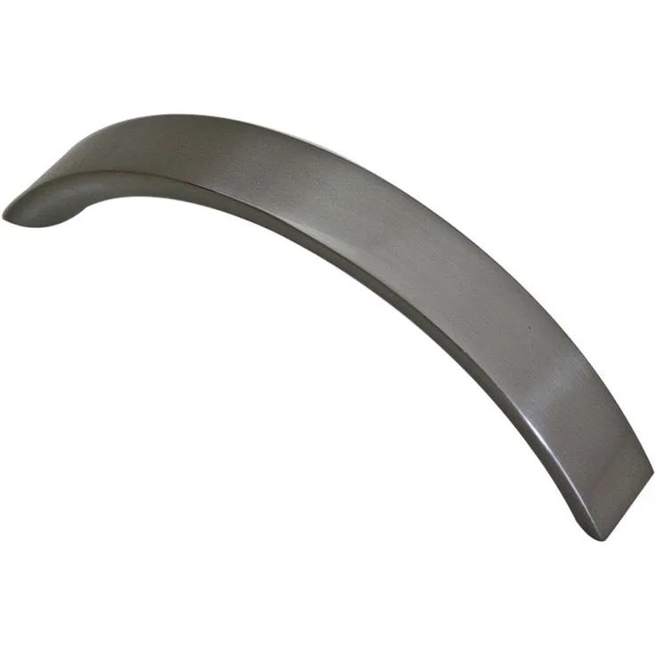 Schubladengriff Edelstahl Optik 128mm Lochabstand Möbelgriff Schrankgriff Metall