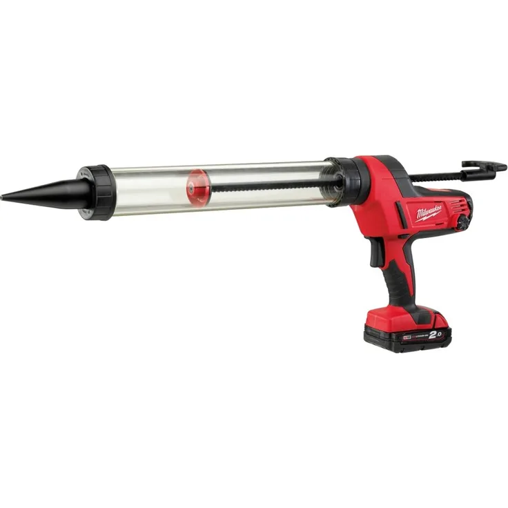 Milwaukee C18PCG-600T-201B 4933441808 C18PCG600T-201B M18 600 ml transparentes Auspresspistole Gun, 18 V