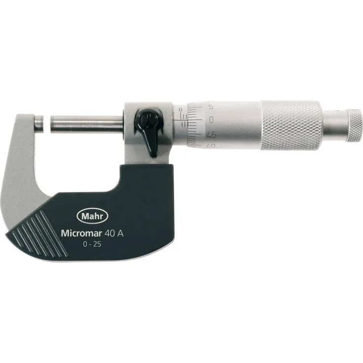 Mahr 4134000 Micromar 40 A Mikrometer, 0-25 mm Reichweite