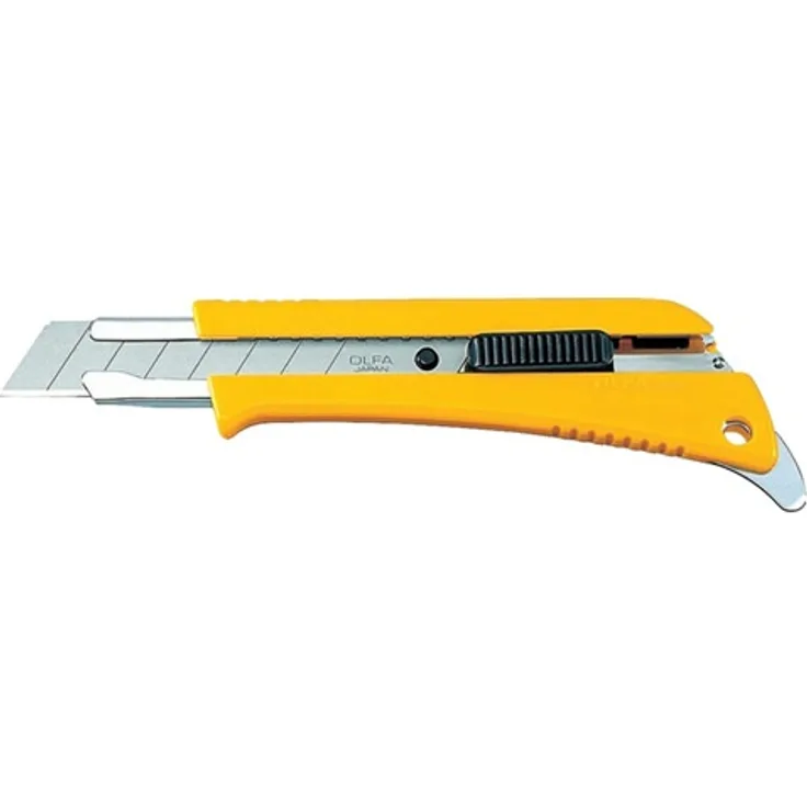 Olfa Cuttermesser Breite 18mm mit Drucktaster mit Stahlführung - 489614