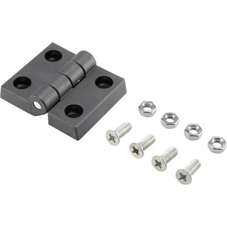 Basetech Kunststoff-Scharnier 62x50x10mm 62mm 1St.